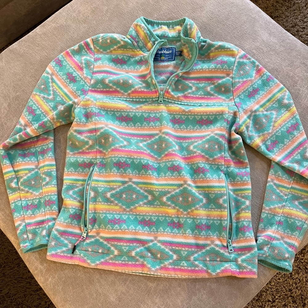 Chubbies, like new fleece quarter zip